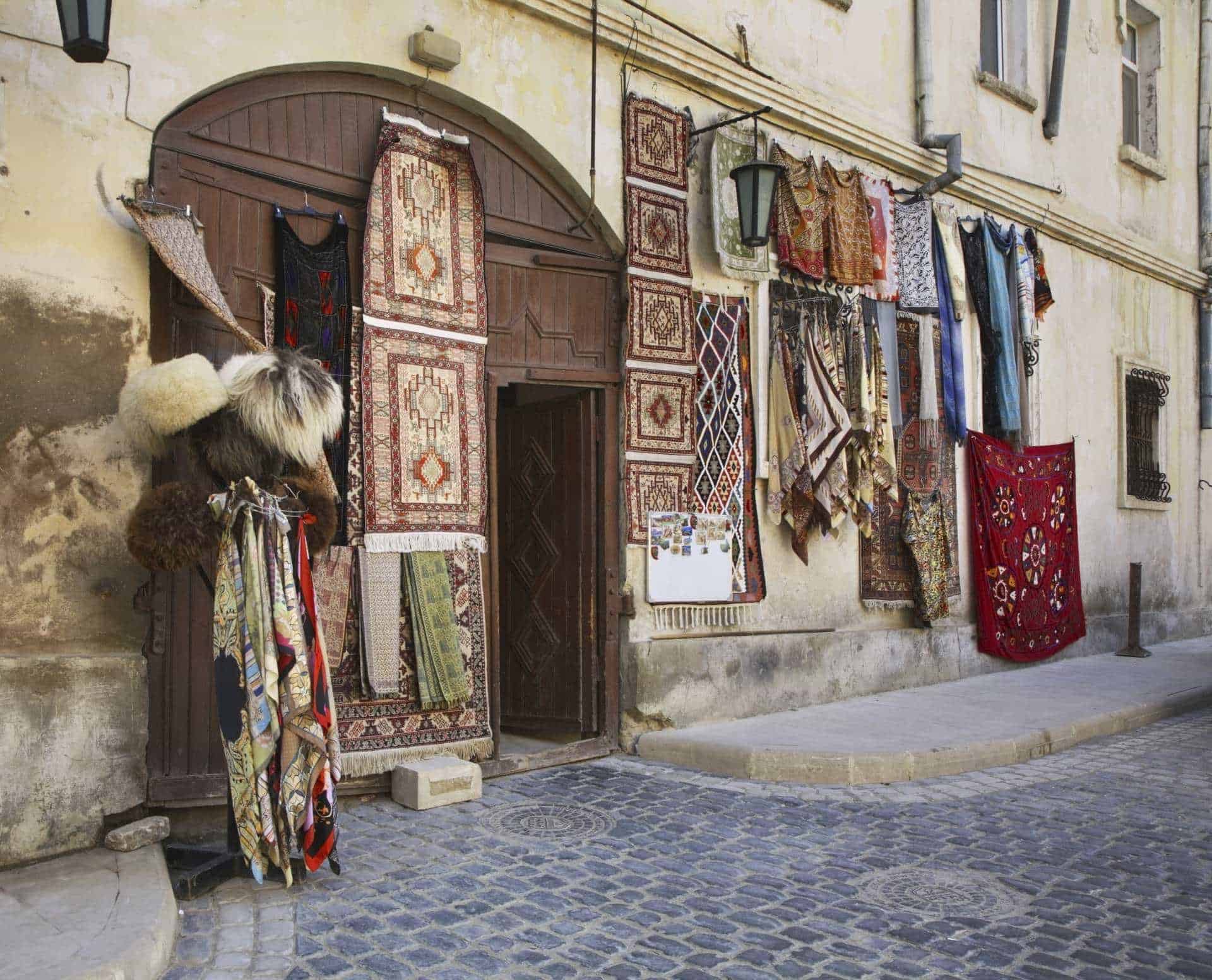 Old town, baku, azerbaijan, caucasus