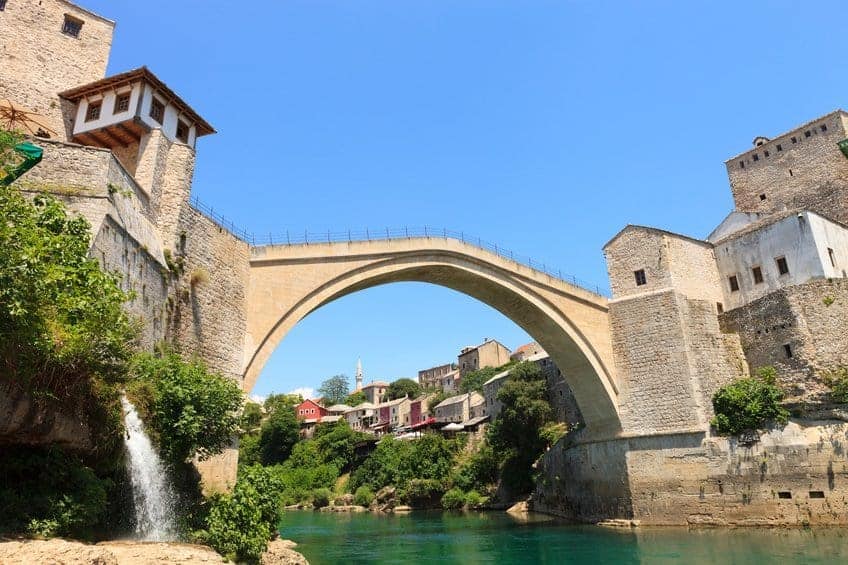 Stari Most in the city of Mostar