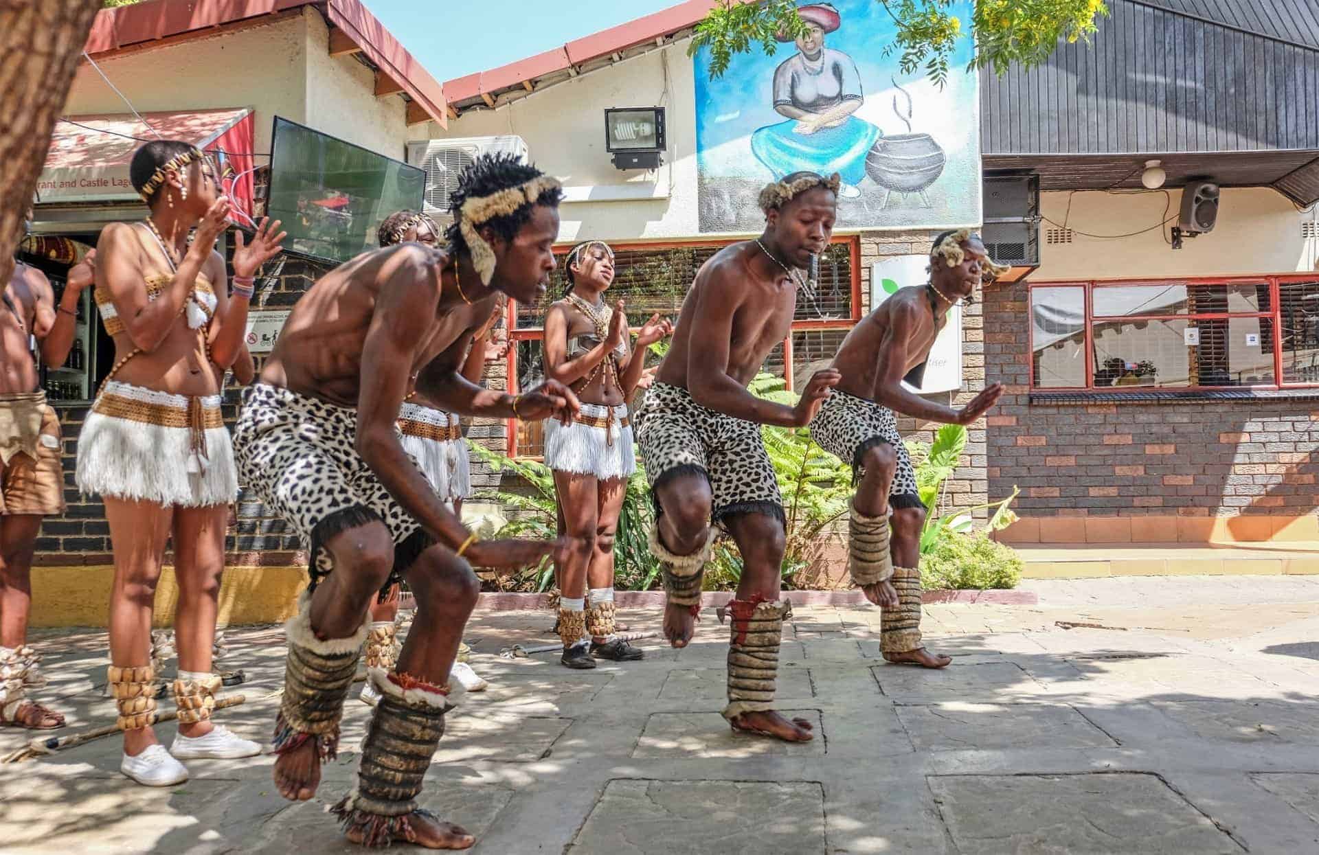African zulu dancing - Soweto South Africa