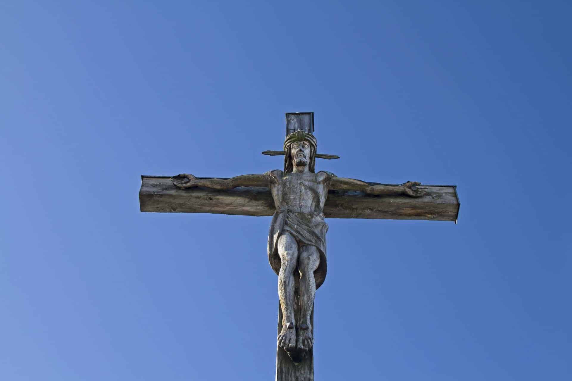 The Crucifix atop Kofel near Oberammergau