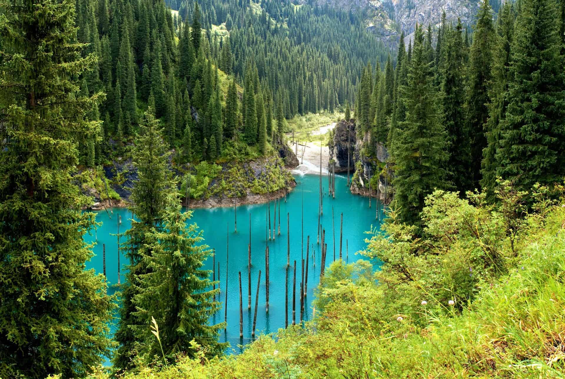 Lake Kaindy Kazakhstan