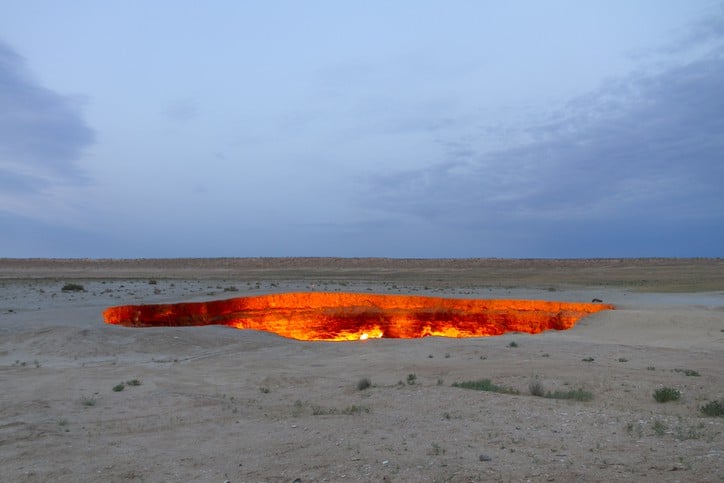 Darvaza Fire Crater, Turkmenistan