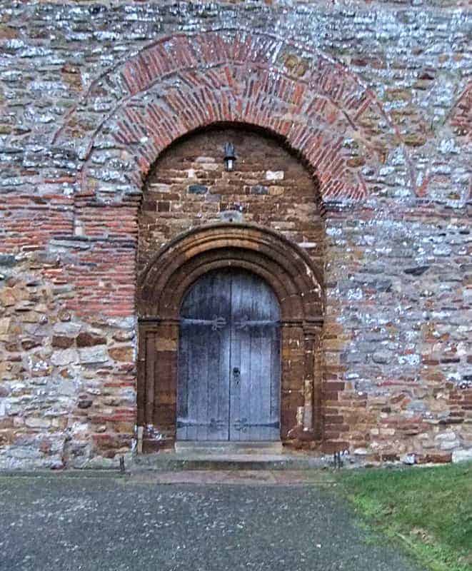 Brixworth church, the south door