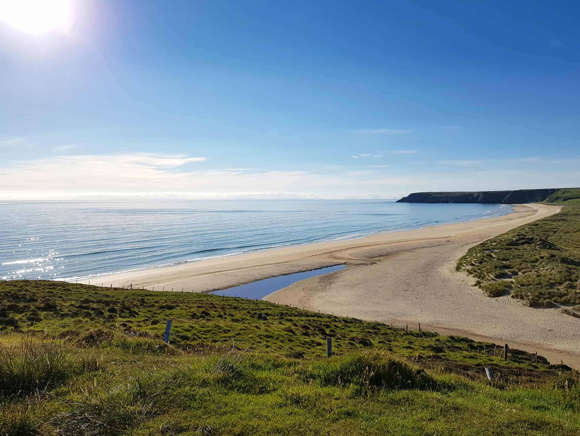 Beach on the Isle of Lewis Outer Hebrides Scotland