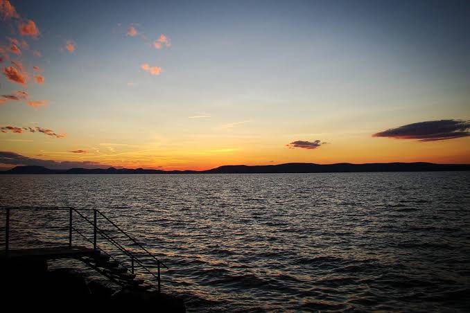 Sunset at Lake Balaton