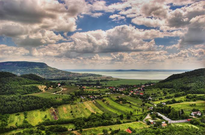 Lake Balaton, Hungary, the largest lake in Central Europe