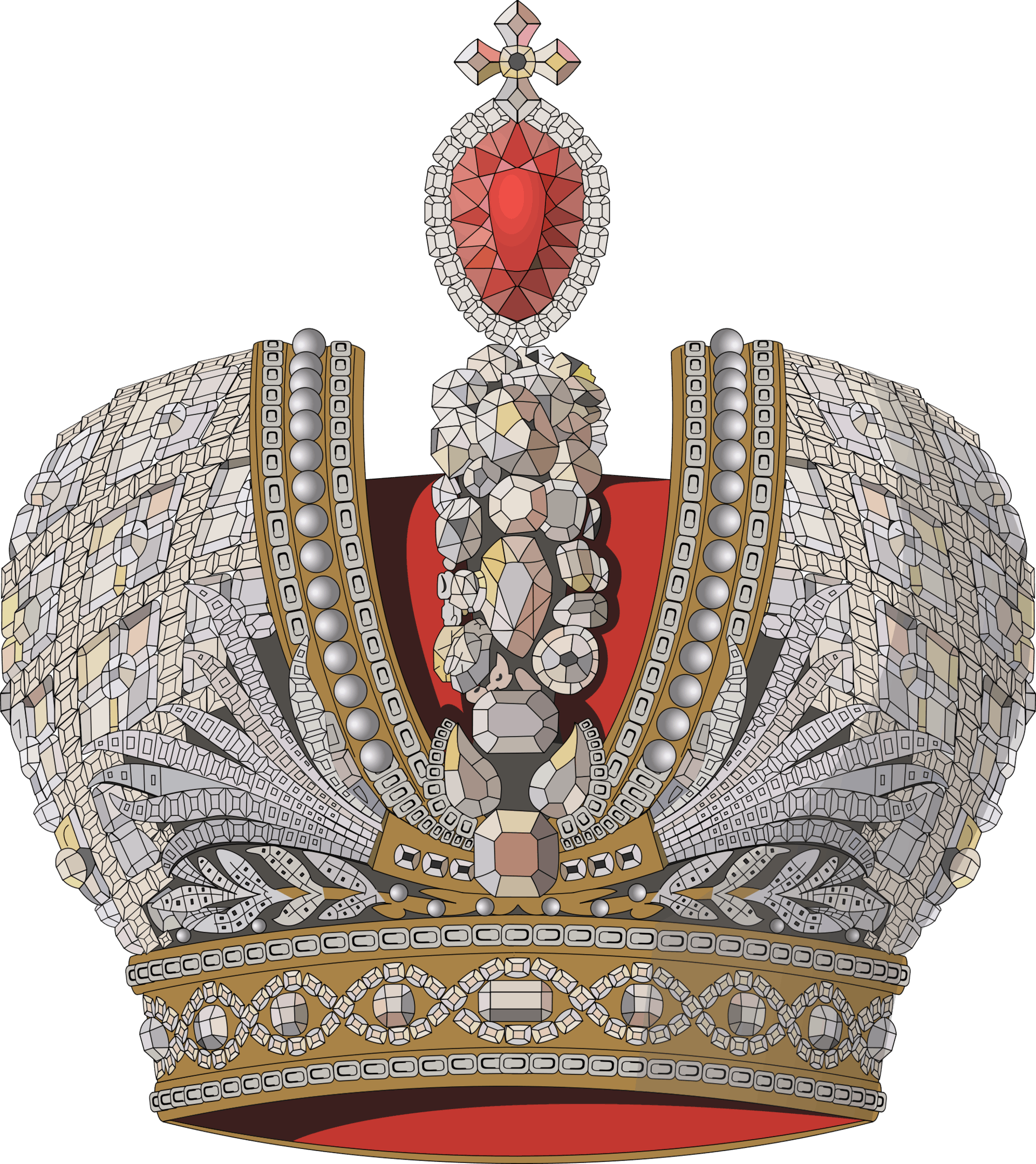 A model of the Imperial Crown of Russia