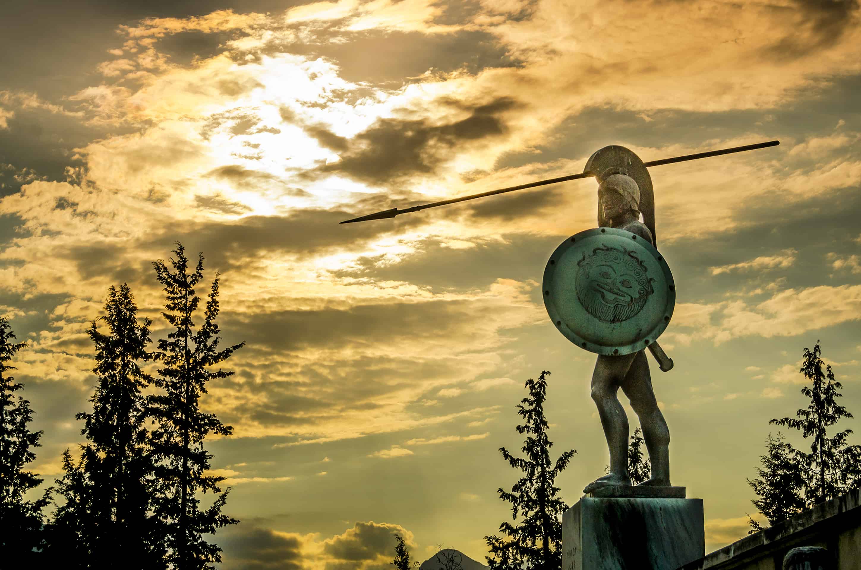 Leonidas statue, Thermopylae, Greece
