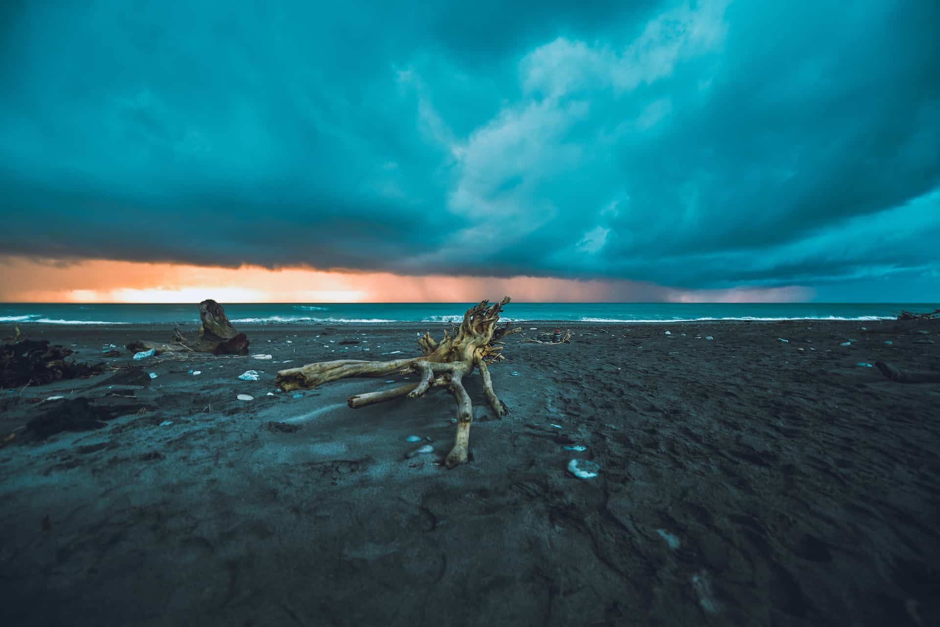 Sunset at Sunset Point, Hokitika