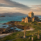 Iona Abbey at golden hour